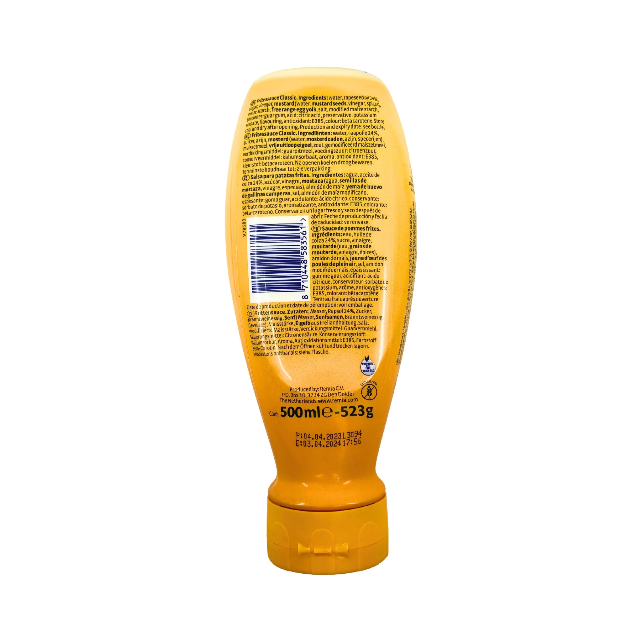 Remia Frites Sauce  Squeeze Bottle 17.5 oz 500gr - Image 3