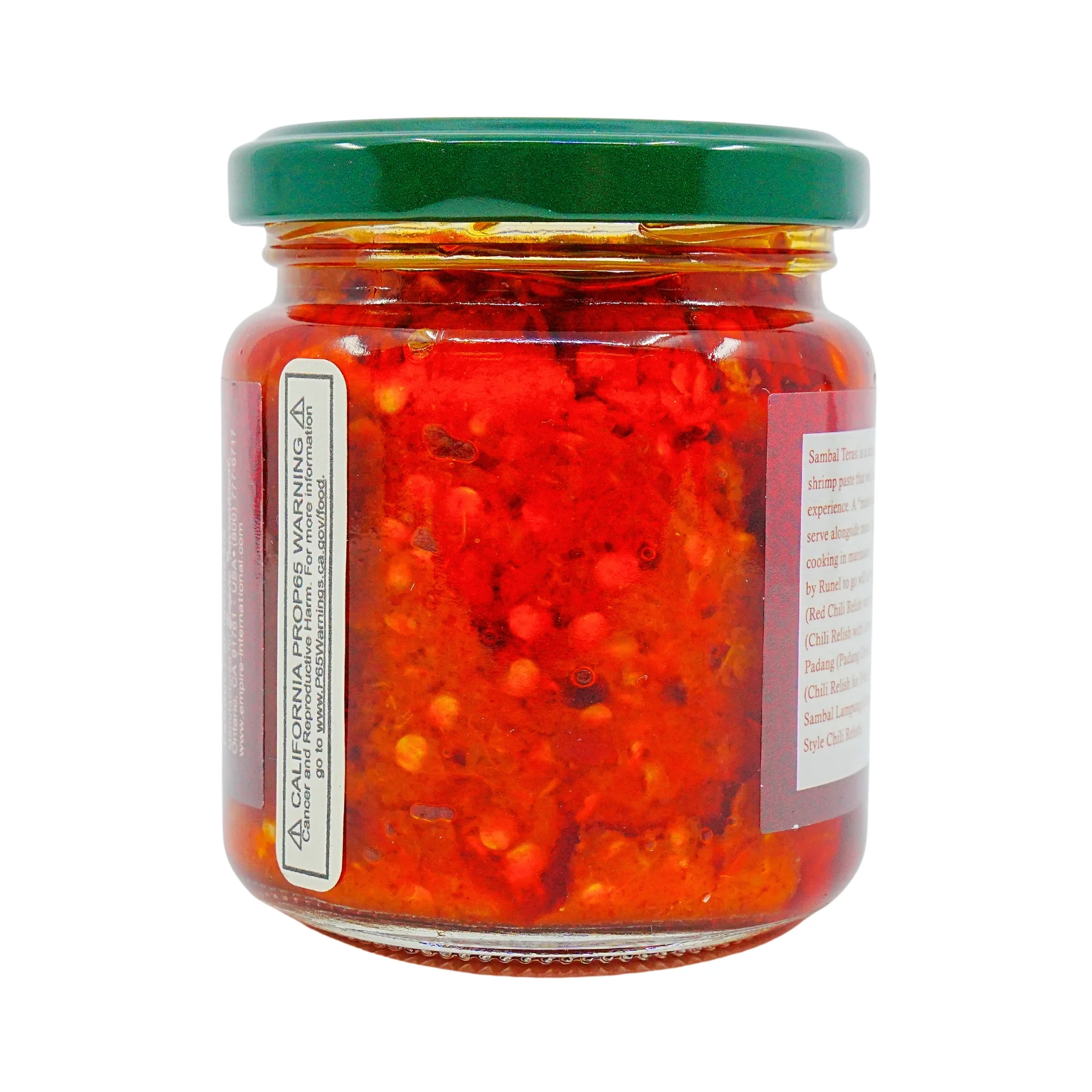 Runel Sambal Terasi Chili Relish w/Shrimp paste  6.5 oz - Image 4