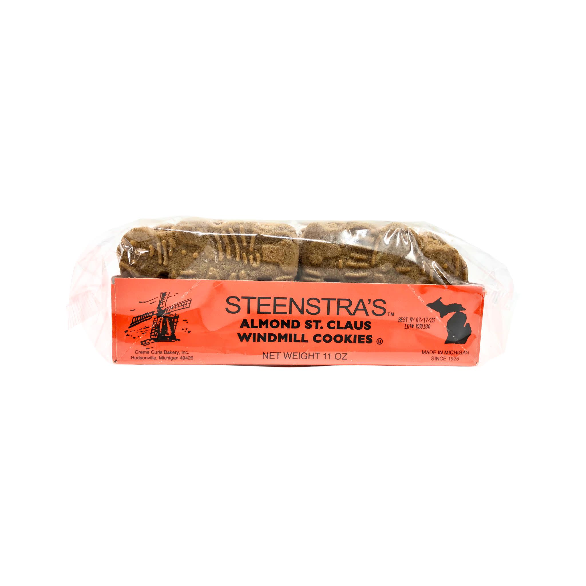 Steenstra's Speculaas Almond Windmill Cookies 12 Pack Case - Image 3