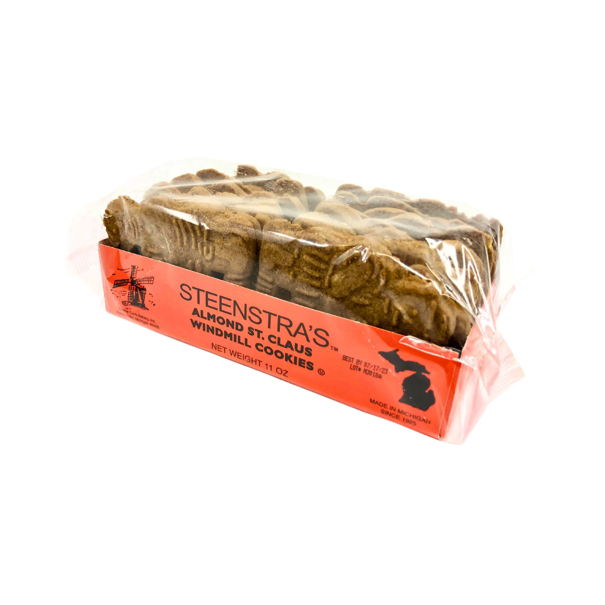 Steenstra's  Almond Speculaas Windmill Cookies 11 Oz