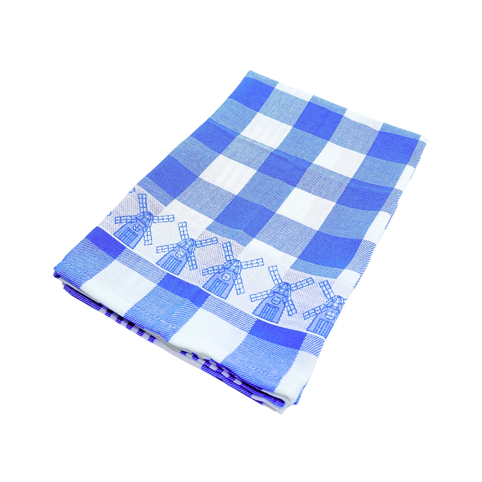 Twentse Blue with Windmills TEA Towel 25x23 inch - Image 2