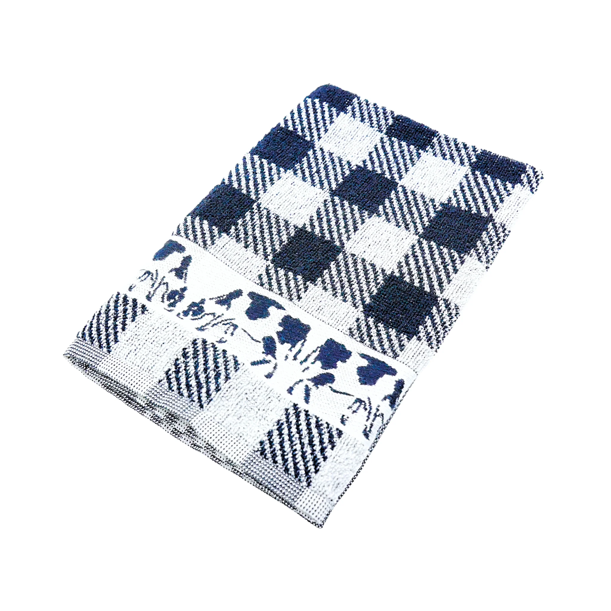 Twentse Black with Cows HAND towel  20x20 inch - Image 2