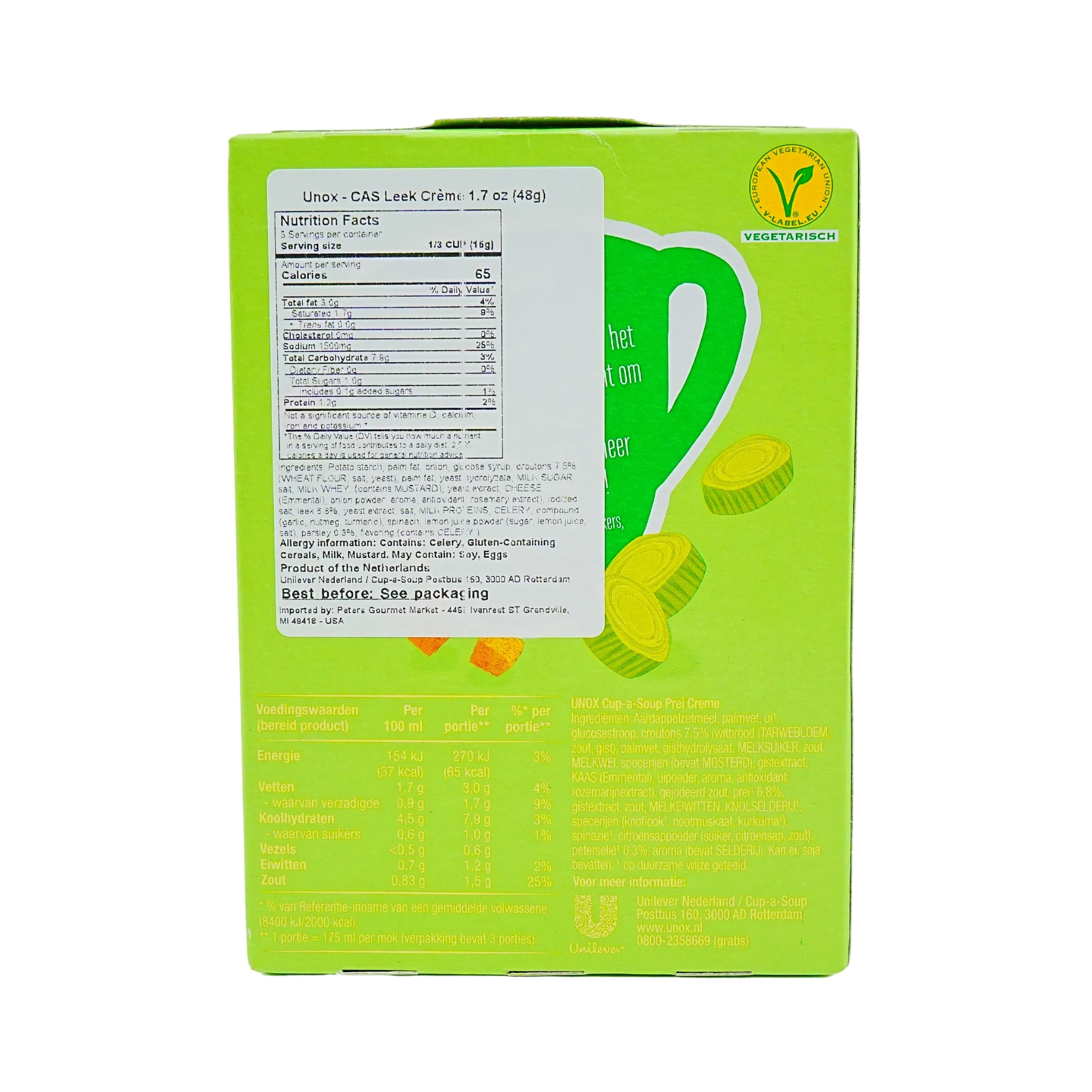 Unox Instant Leek Soup 3 packets - Image 4