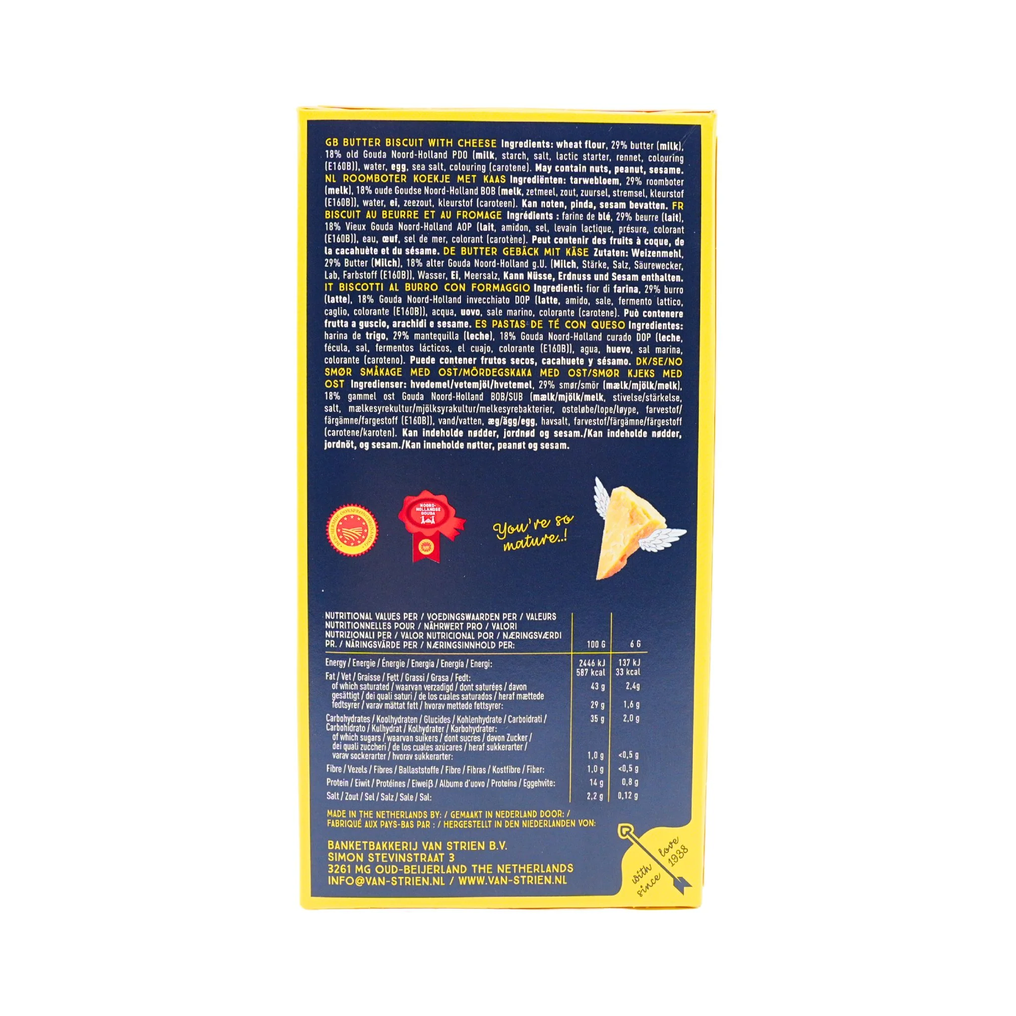 Van Strien All Butter Gouda Cheese Palmiers 80 gr - Image 4