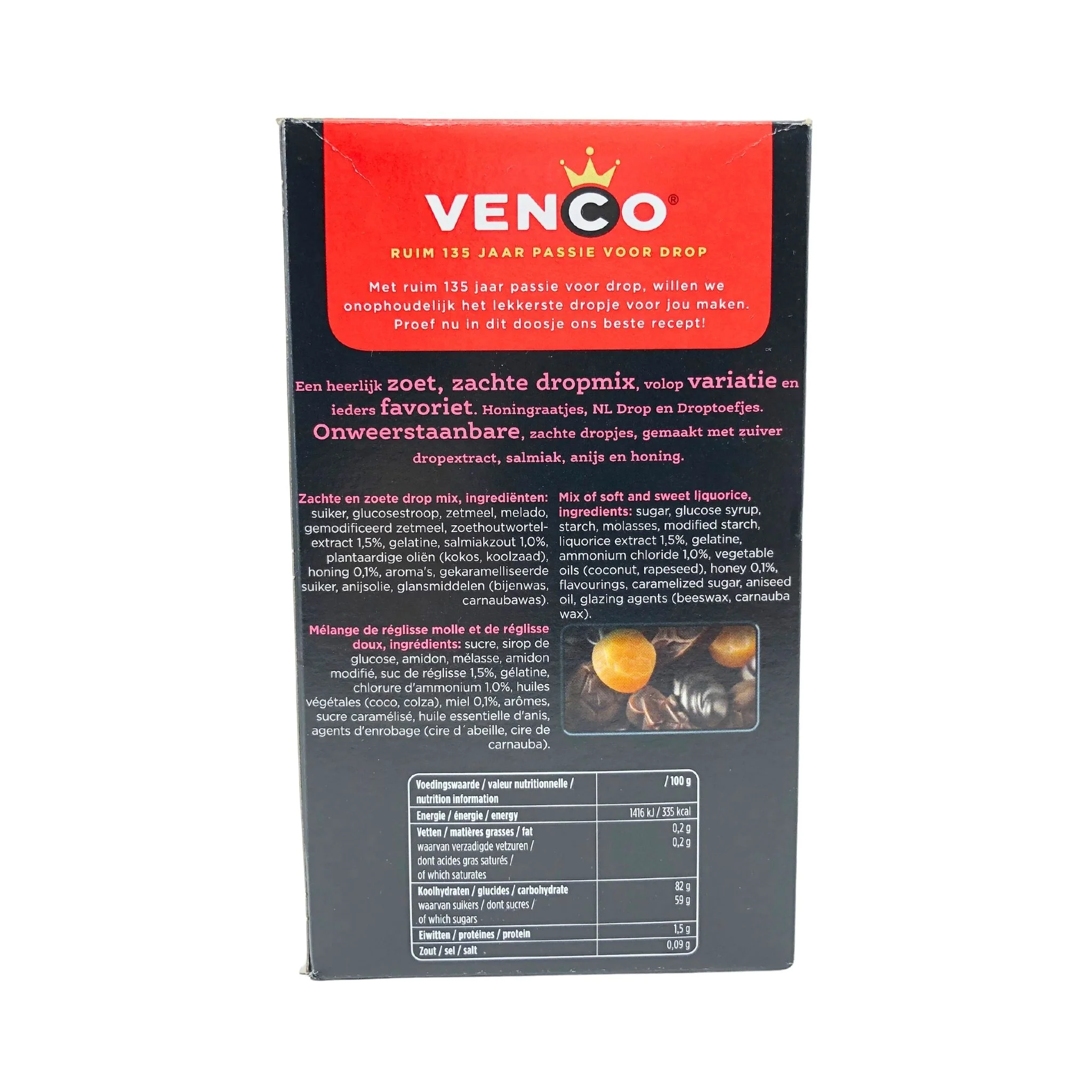 Venco Sweet Soft Mixed Licorice 17.6 Oz Box - Image 3