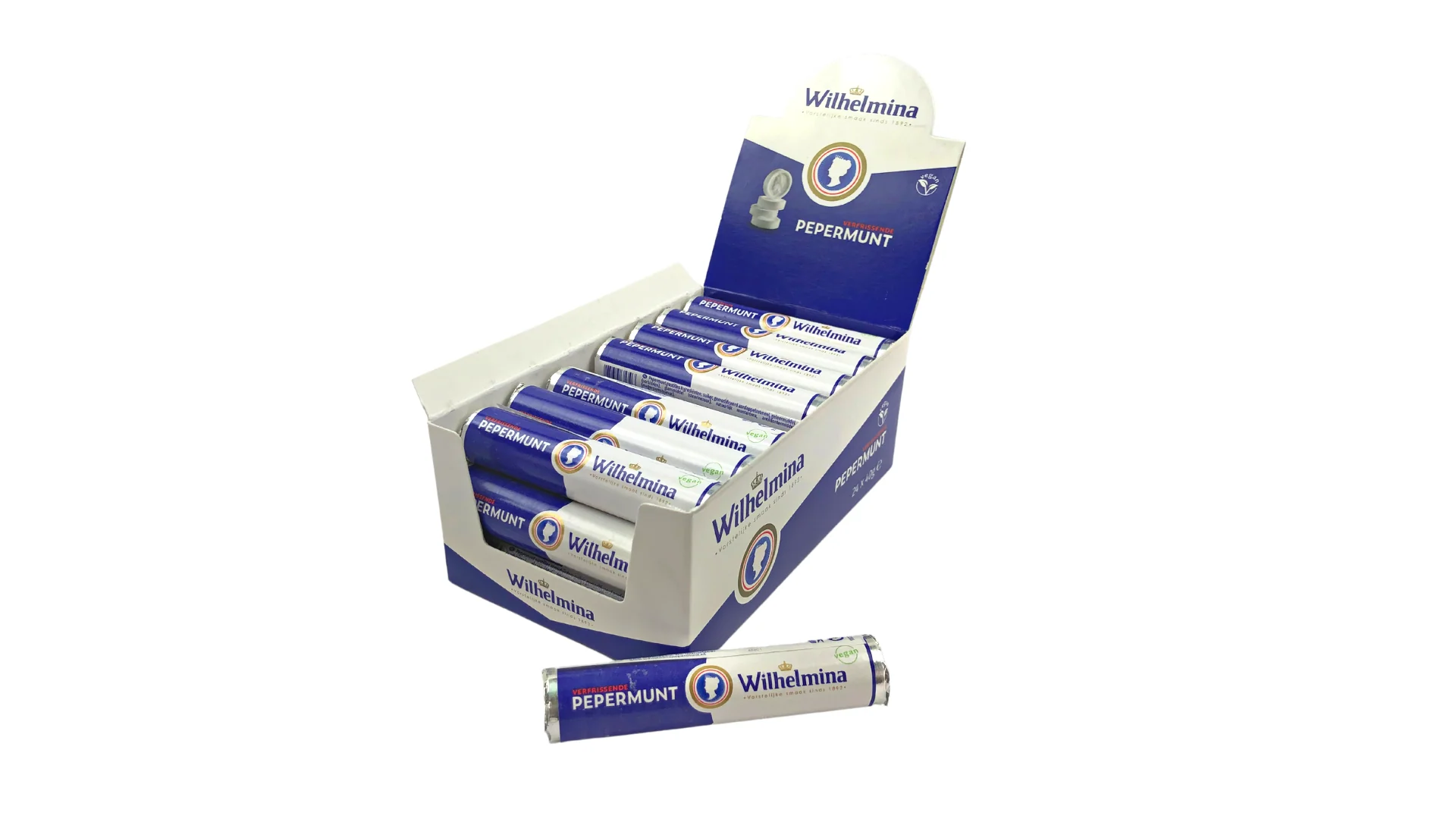 Wilhelmina Peppermint Roll 24 Ct Box