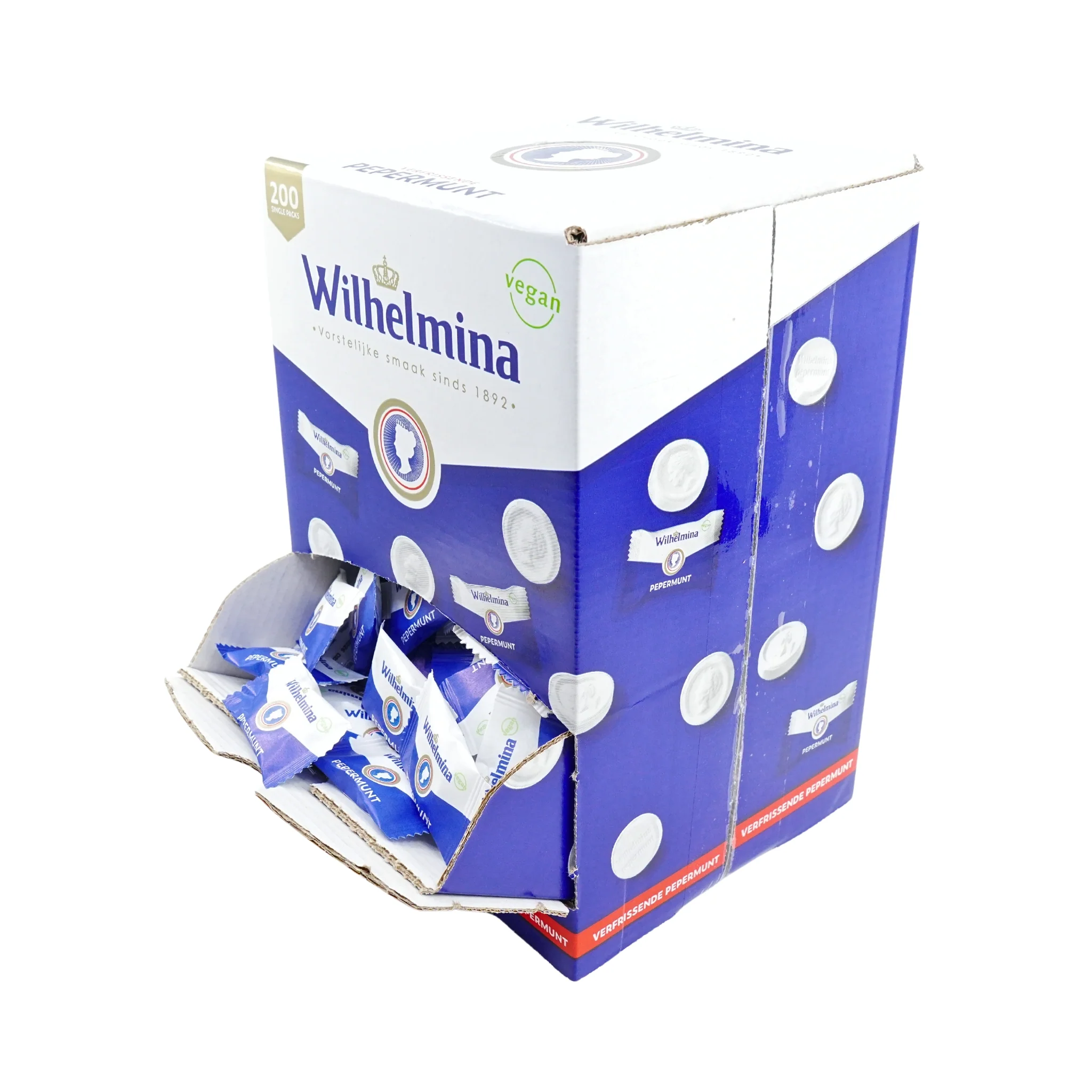 Wilhelmina Peppermint Singles 200 Count Box - Image 2